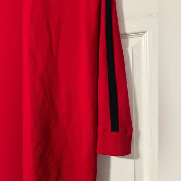 Tommy Hilfiger Vintage Y2K 90s Red White Blue Patriotic Long Sleeve Dress Retro - Picture 7 of 8